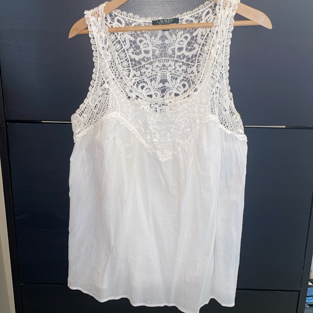 Ralph Lauren White Blouse